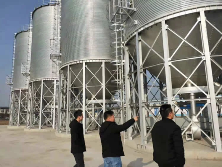 steel structure grain storage silo